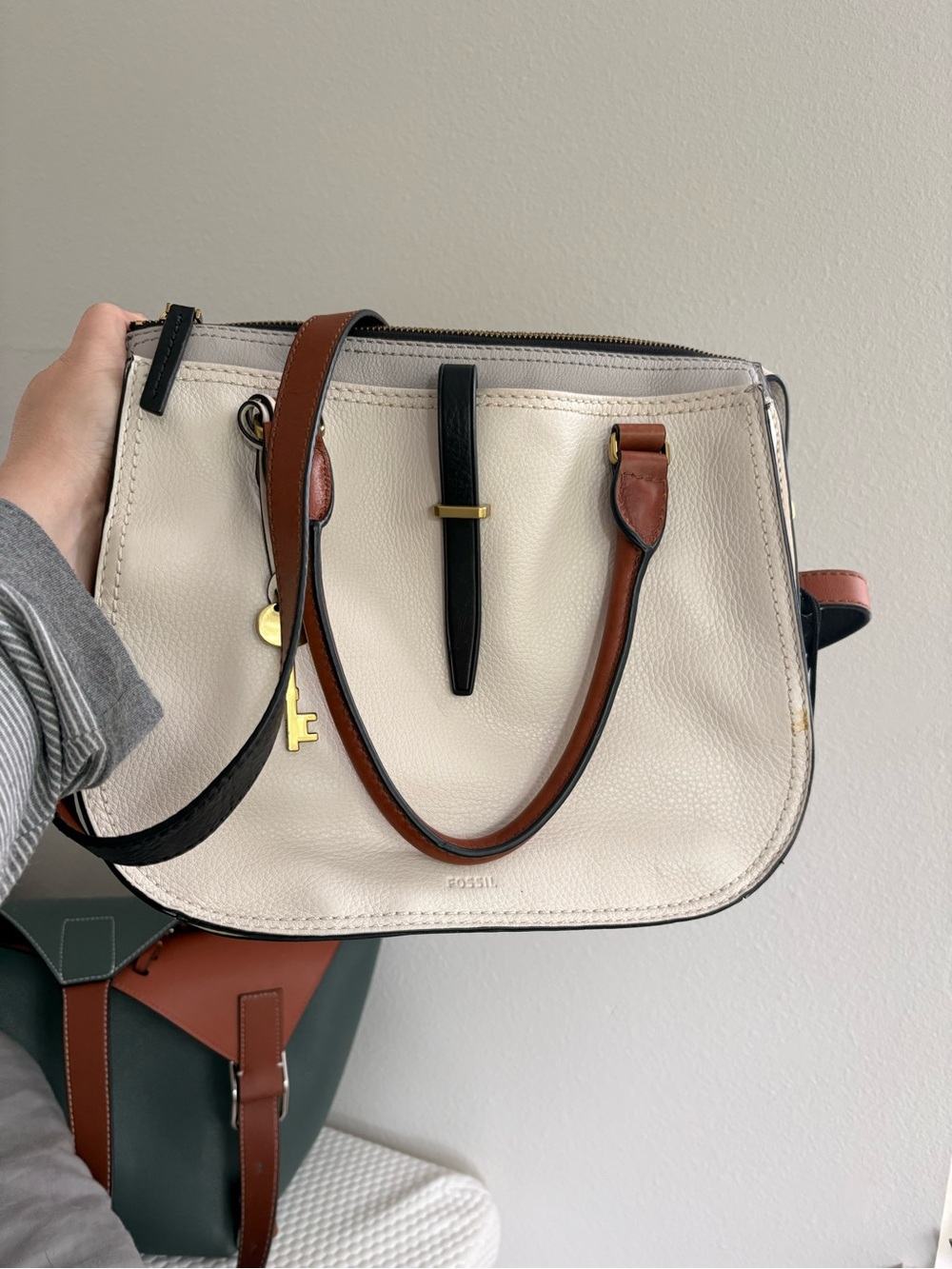 Fossil Ryder Leather Satchel